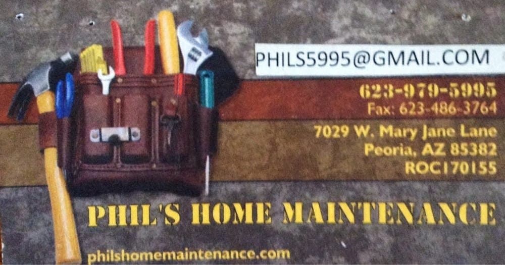 Phil's Home Maintenance logo
