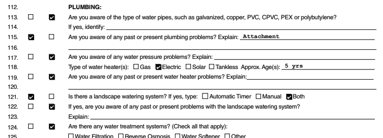 Sewer scope report continuation (click to view larger)