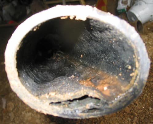 Sewer scope report example