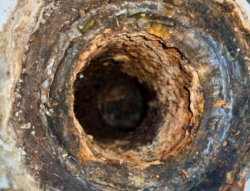 Sewer scope report detail