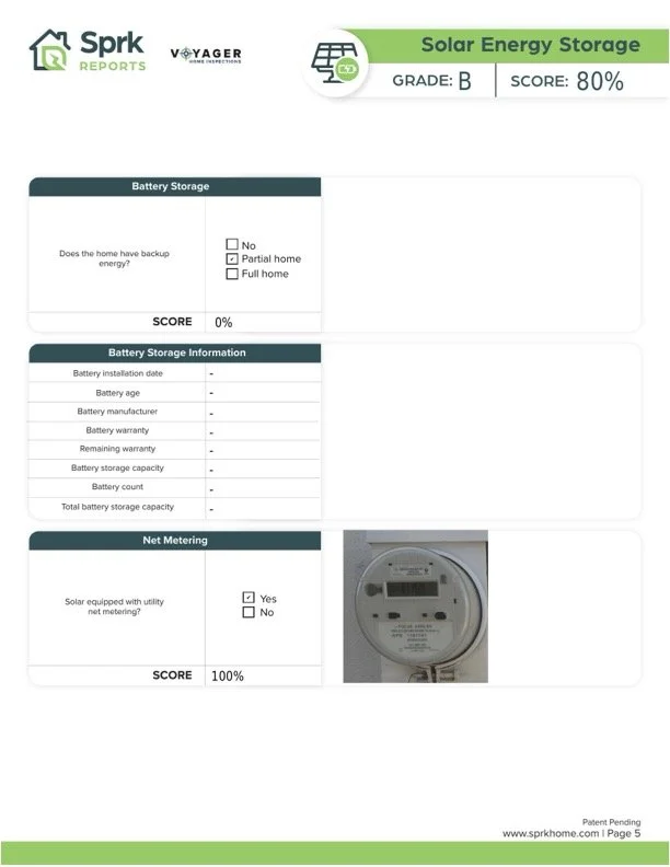 Solar system remaining life and health
